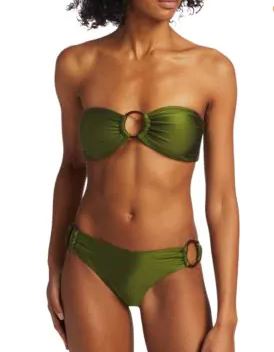 Empire Two-Piece Ring Bandeau Bikini Set