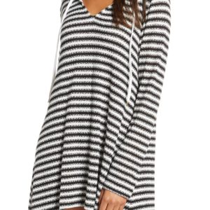 Slouchy Hooded Sweater Cover-Up Tunic